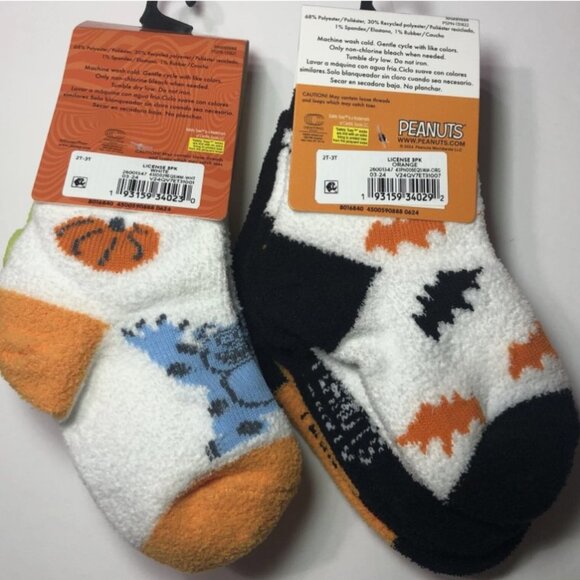 Boys Halloween Socks Cozy Quarter Pixar Character Toddler GID Girls 2T-3T - Picture 2 of 8